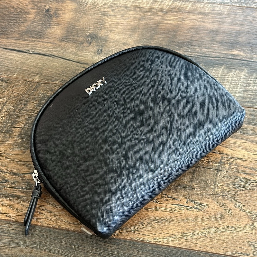 DKNY Saffiano Dome Cosmetic Pouch